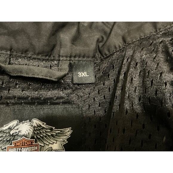 Harley DavidsonCold Steel Mesh Reflective Black 3XL Jacket RN#103819 - Picture 7 of 12